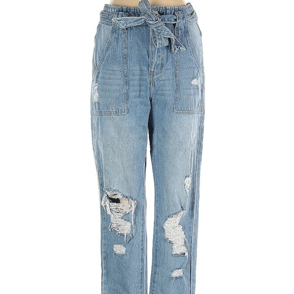 3 for $15 - Vervet High Rise Belted Denim Pants NWOT